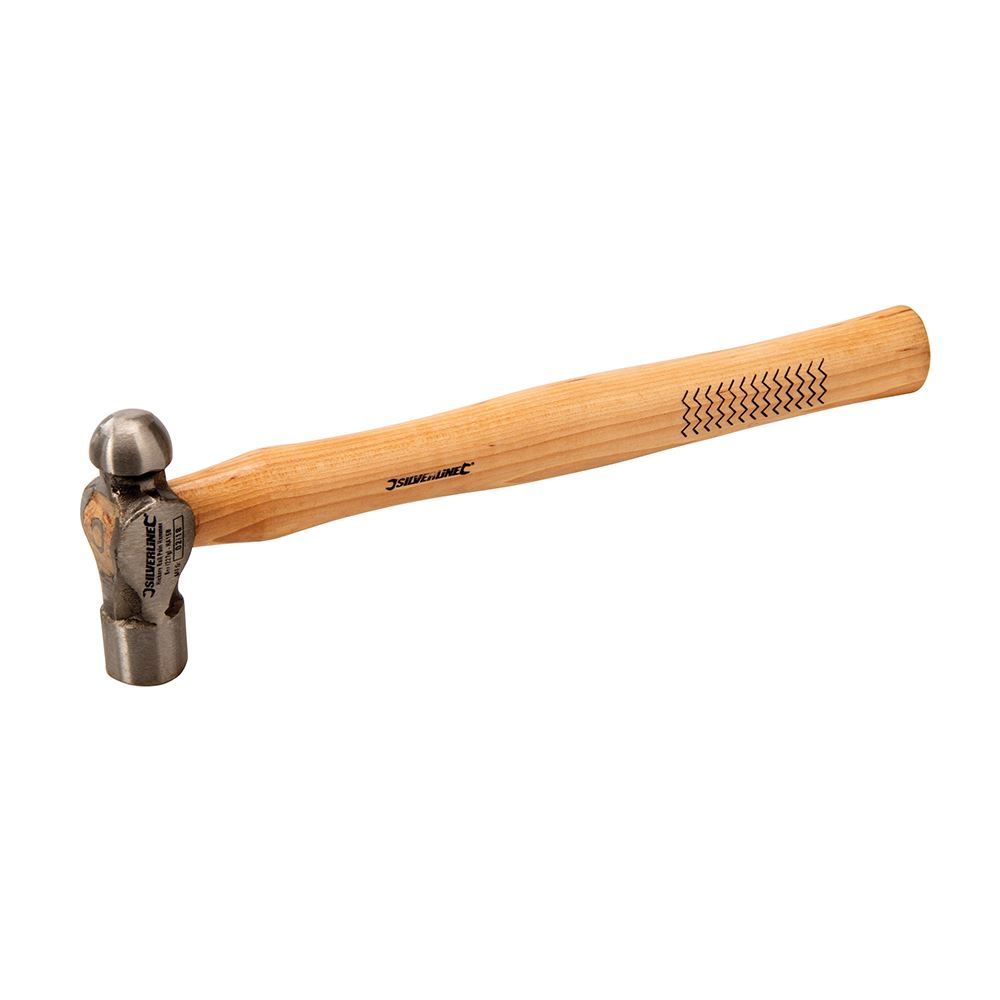 Silverline Ball Pein Hammer, Hickory, 8oz (227g)