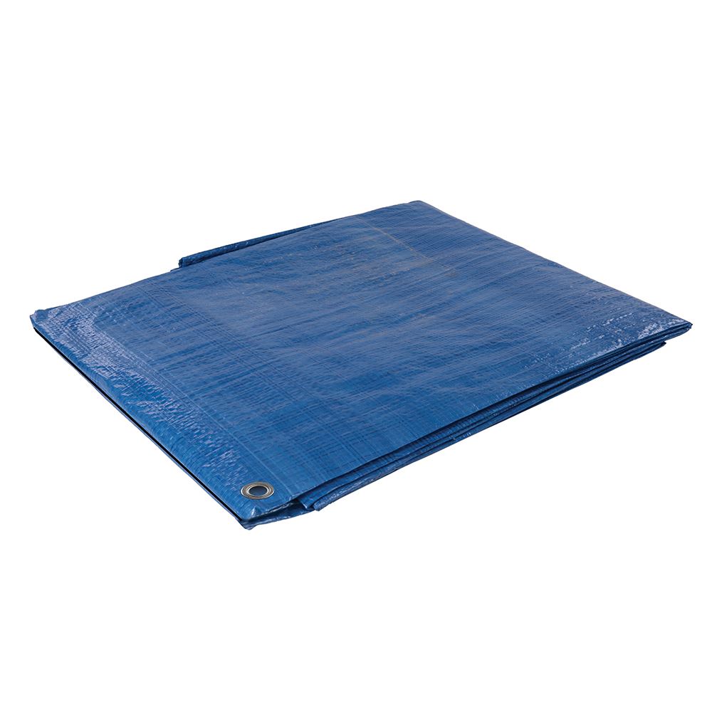 Silverline UV-Treated Polyethylene Tarpaulin, 6.1 x 9m