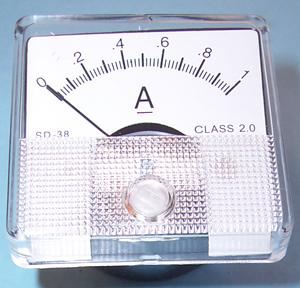 MULTICOMP アナログパネルメーター DC電流 0-1A