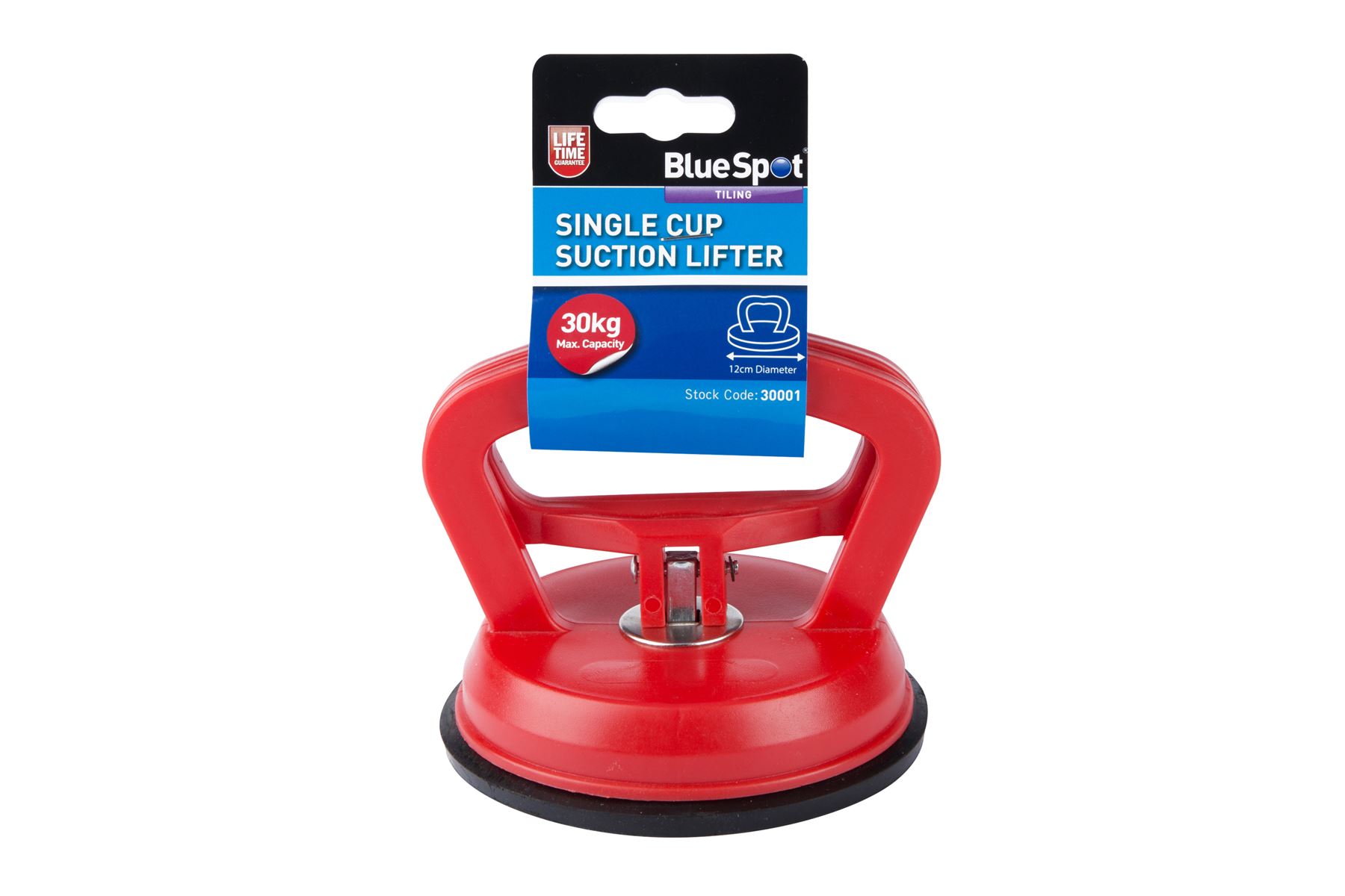 Blue Spot Tools - Μονή Βεντούζα Ανύψωσης, Χωρητικότητα 30kg, 120mm