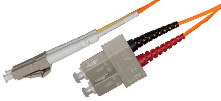 CONNECTIX 1m SC-LC Duplex OM2 Ινοοπτικό Καλώδιο Σύνδεσης, 50/125µm