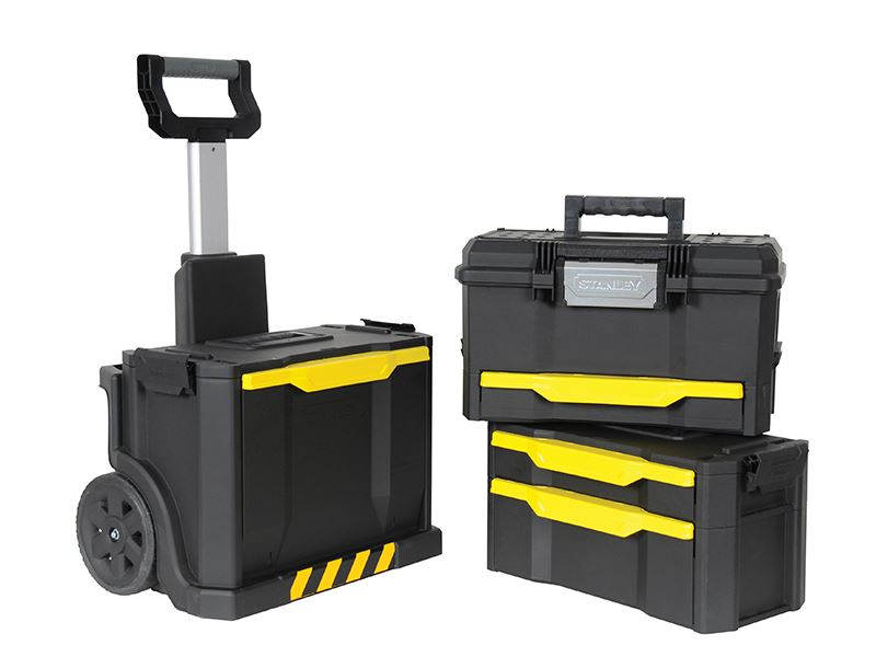STANLEY 3-in-1 Modular Rolling Workshop with Detachable Toolboxes
