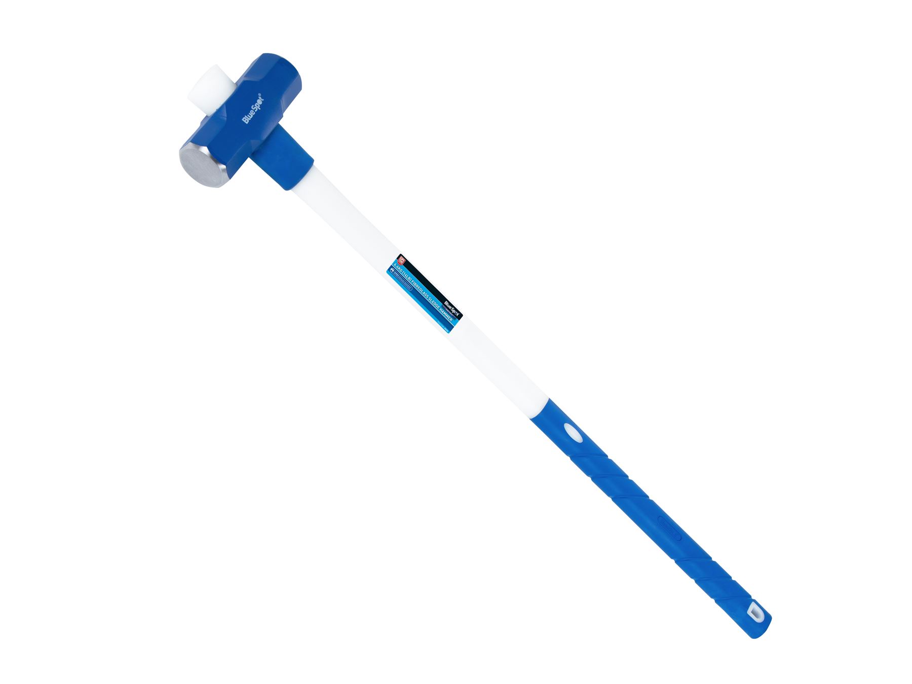 Blue Spot 6.4kg Fibreglass Sledge Hammer with Soft Grip
