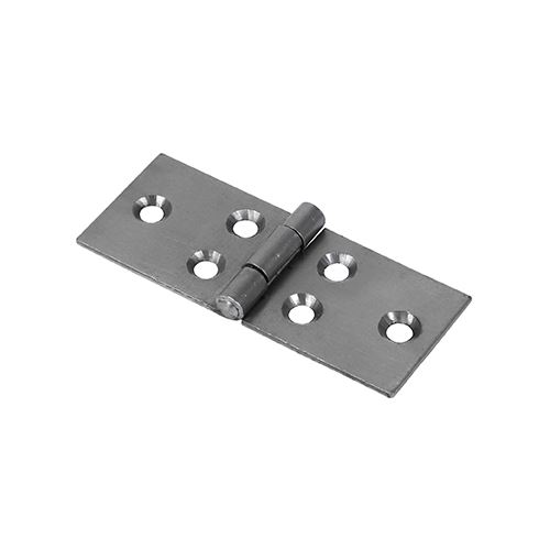 Timco Juego de 2 Bisagras de Acero 32 x 76mm, Color Natural