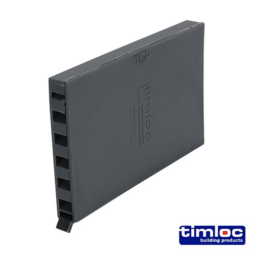 Timco Respiradero para Cavidad de Pared, Azul/Negro, 65 x 10 x 100mm, Paquete 5