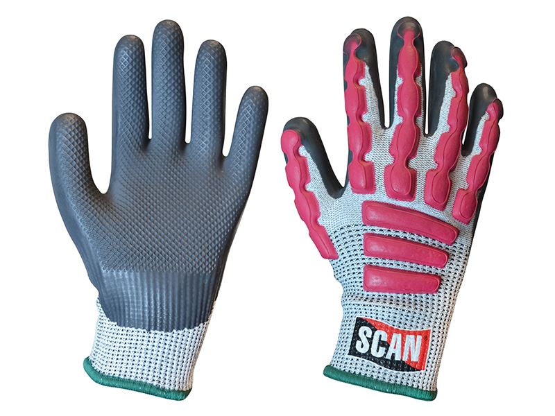 Scan Sarung Tangan Anti-Hejaman Latex Cut 5 - Saiz M (Saiz 8)