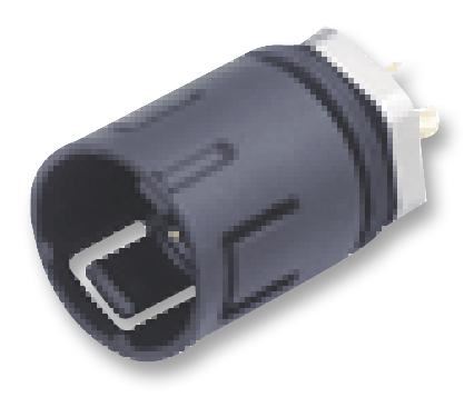 BINDER Conector de Painel 8 Vias M8, Série 620, Banhado a Ouro