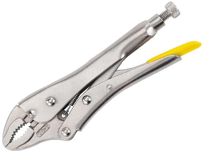 STANLEY Alicates de Pressão com Boca Curva 225mm e Cortador de Fios