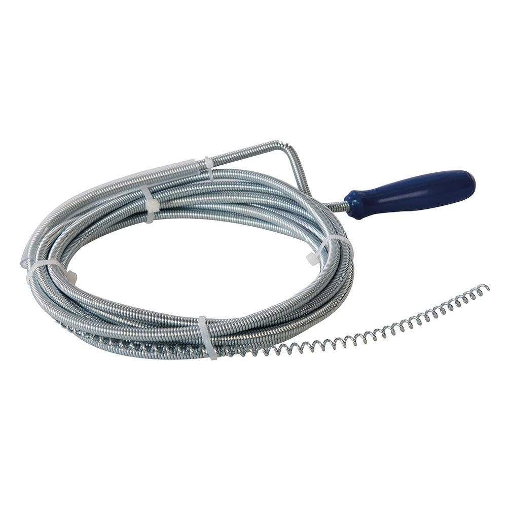 Silverline 3m Drain Auger with Corkscrew Probe