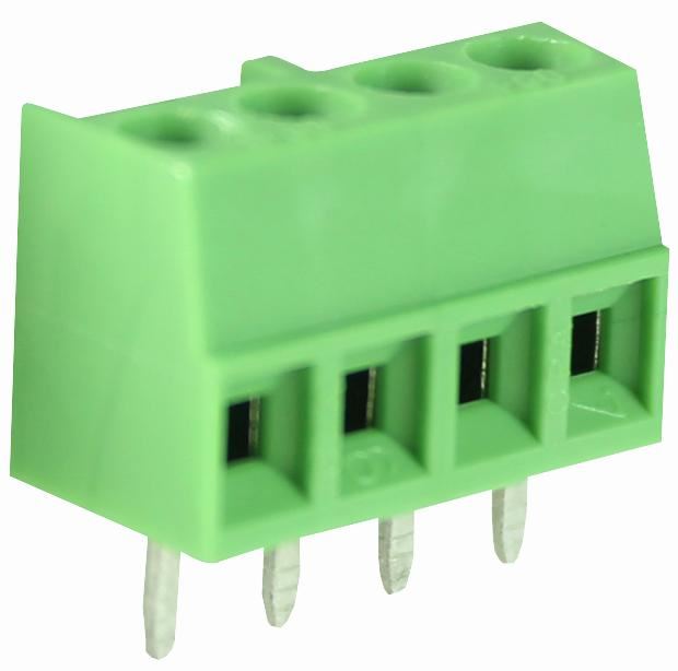 CAMDENBOSS Terminale PCB Basso Profilo, 4 Vie, Passo 3.5mm