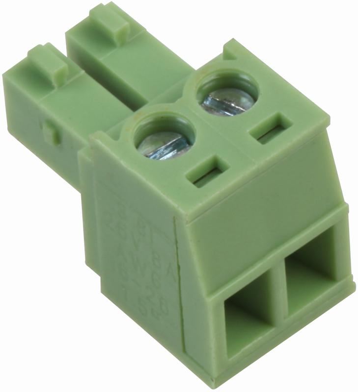 PRO POWER - Terminal Block Plug 3.81 Pitch 8A 2 Way, 5 Pack