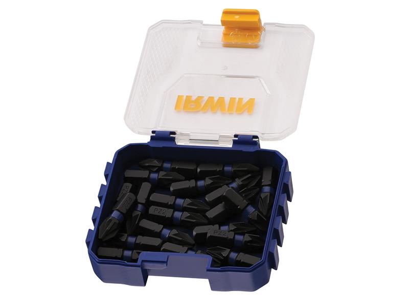 IRWIN Impact Pro Performance Punte Avvitatore Pozidriv PZ2, 25mm, Confezione da
