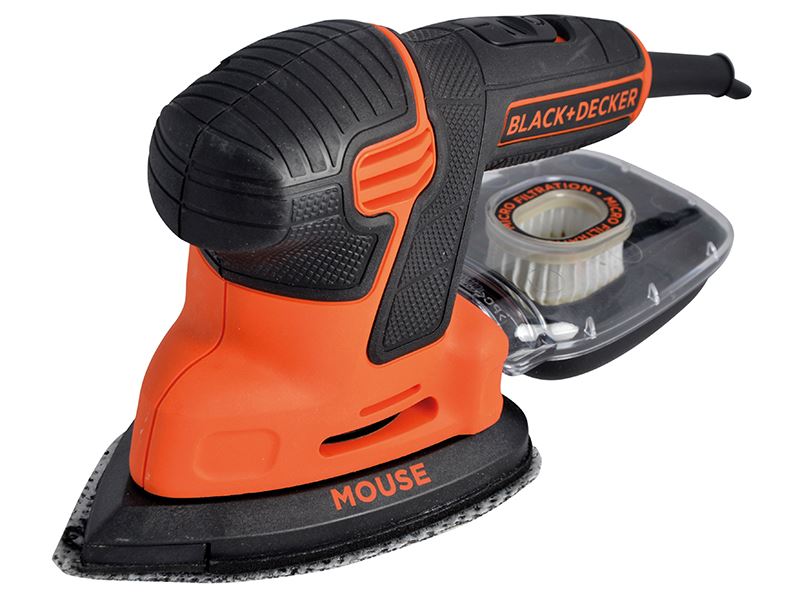 BLACK + DECKER KA2500K-GB Compact Mouse Sander, 120W