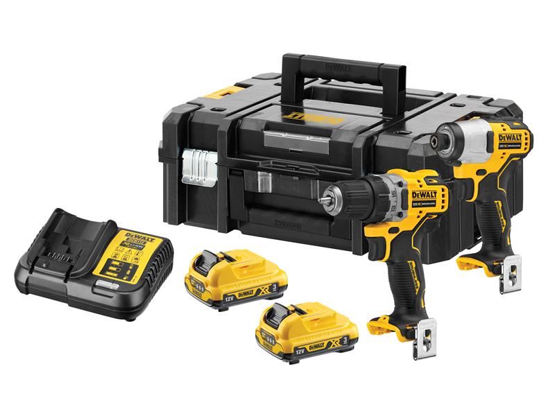 Dewalt DCK2110L2 XR Pack Doble Compacto con 2 Herramientas y Baterías 12V