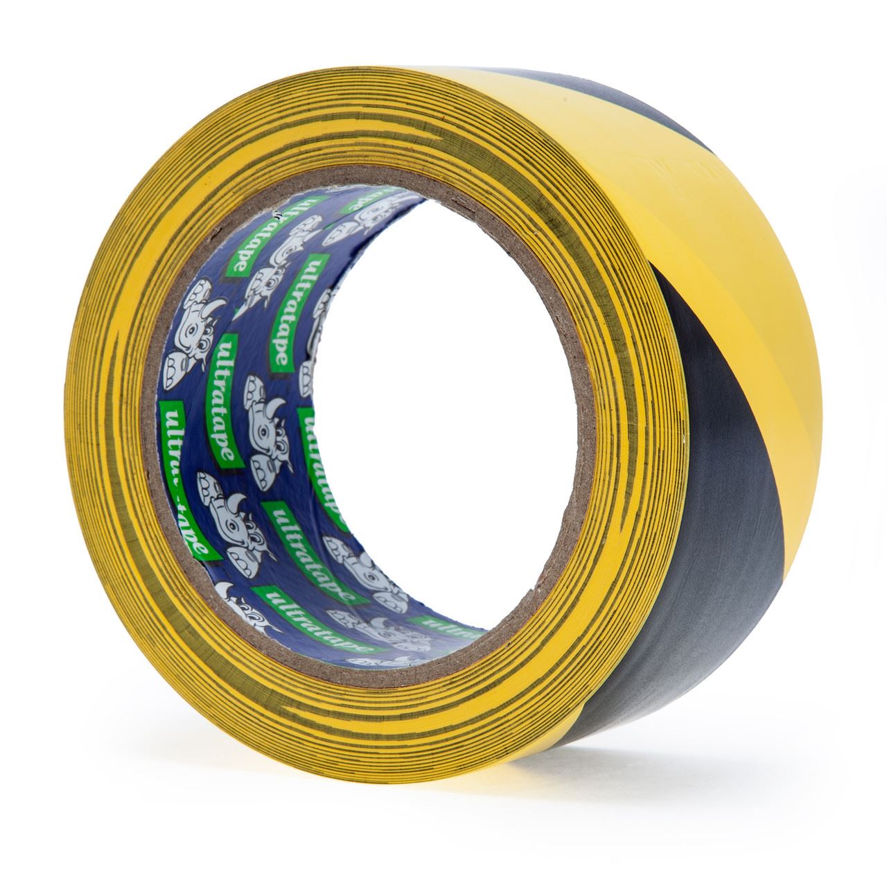 Ultratape Pita Amaran Bahaya Rhino Hitam Kuning 50mm x 33m