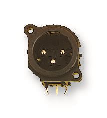 NEUTRIK - XLR 面板插頭，橫向，PCB