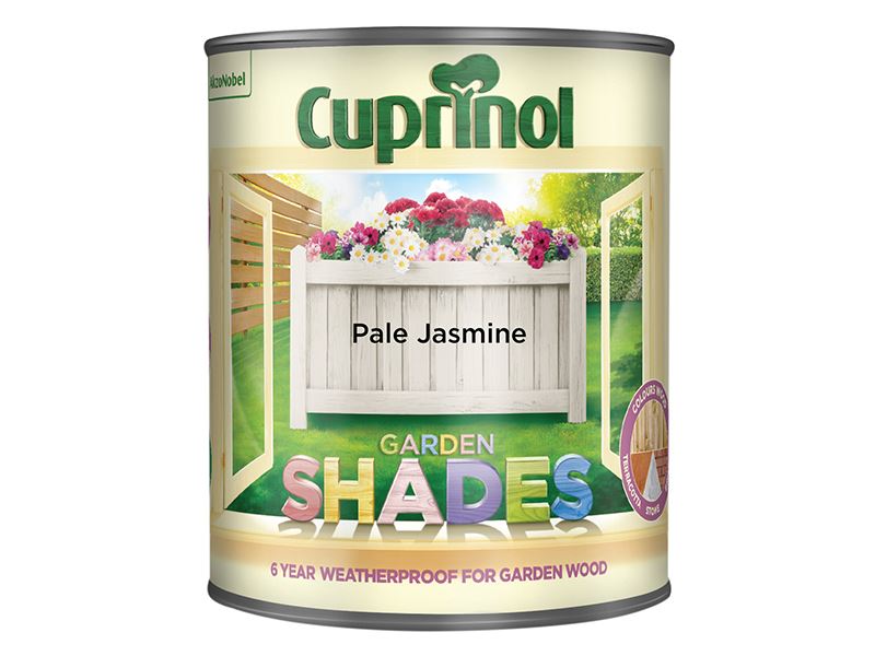 Cuprinol Garden Shades Pale Jasmine, 1 Litre, Wood & Masonry Paint