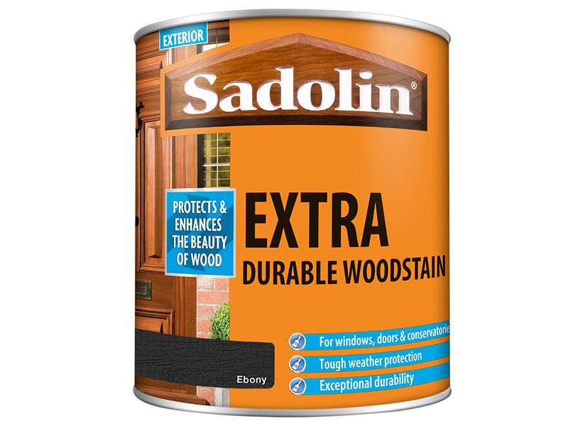 Sadolin Extra Ανθεκτικό Βερνίκι Ξύλου - Ebony, 1 Λίτρο