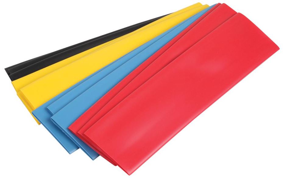 Concordia Technologies 2:1 Heat Shrink Kit, Ilghnéitheach, 25.4mm (12-Ceann)