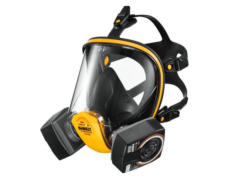 DEWALT A2P3 Πλήρης Προστατευτική Μάσκα Αναπνευστήρα - Μεσαίο Μέγεθος