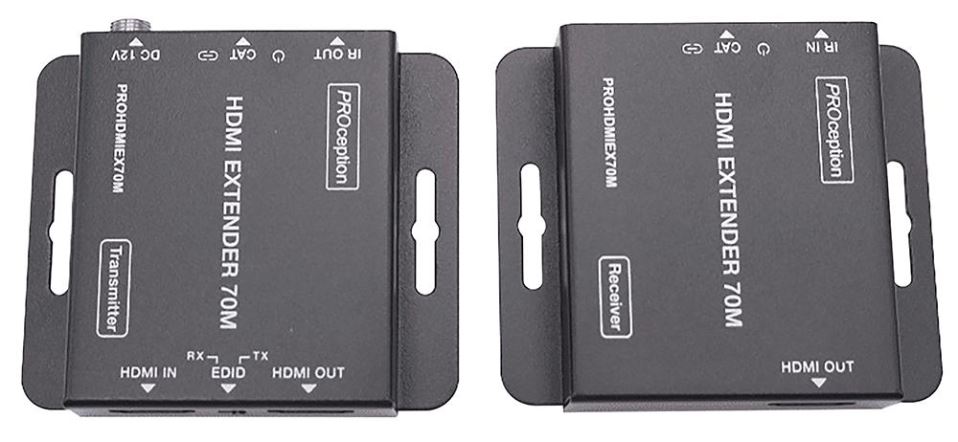 PROCEPTION PROHDMIEX Extendeur HDMI 1080p/4K avec IR, PoE, 70m