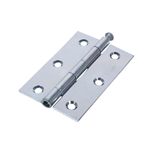 Charnière à paumelle détachable Timco en zinc, 90 x 60 mm, paquet de 2