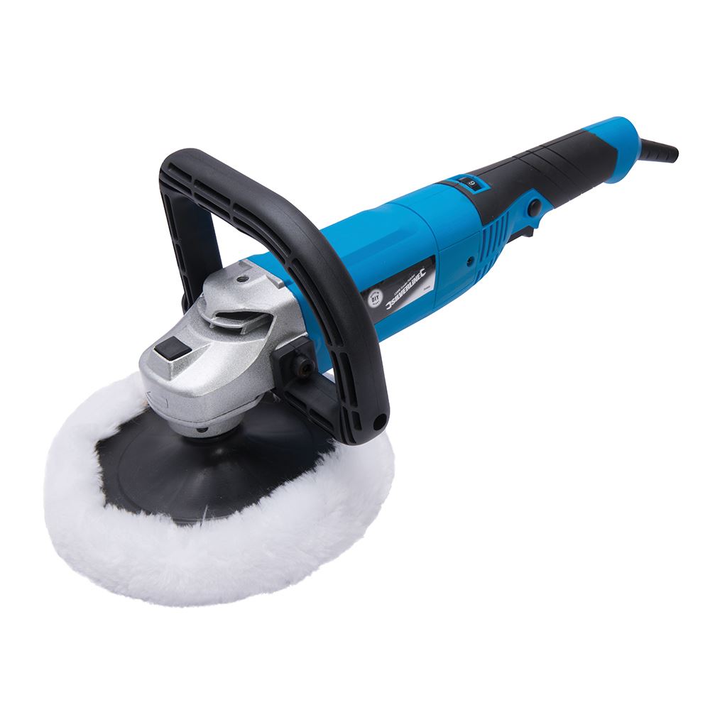 Silverline שיוף וליטוש 1200W, מהירות משתנה, 180 מ״מ