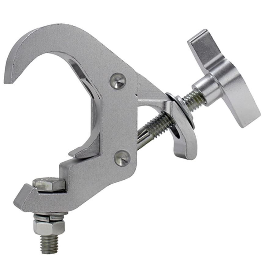 EQUINOX Abrazadera para Truss de Aluminio, 50mm, 100kg Carga Máxima, Plateado