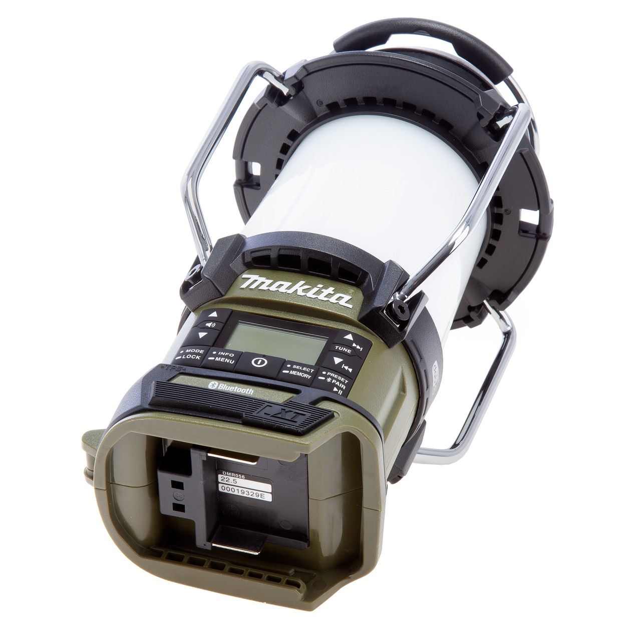 Makita DMR056O 18V/14.4V LXT Bluetooth DAB/DAB+ Radio Lantaarn, Olijfgroen