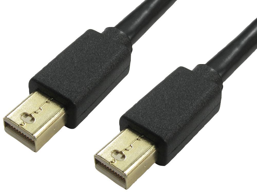 PRO SIGNAL Mini DisplayPort Lead, Male to Male, 2m Black