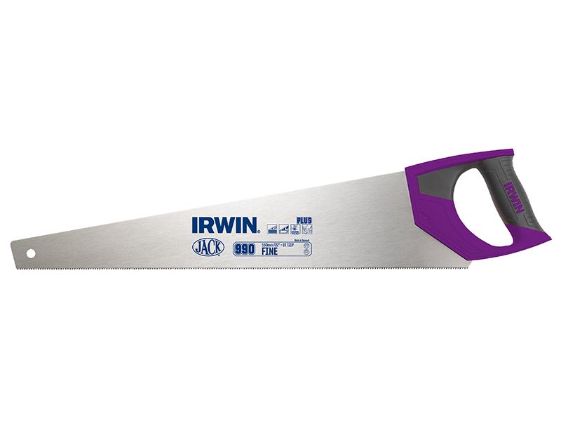 IRWIN® Jack® 990UHP 細齒手鋸軟手柄 550毫米 (22吋) 11/12 TPI