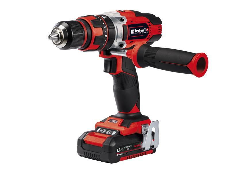 Einhell TE-CD 18/48 Li-i 18V Impact Drill with 2 x 2.0Ah Batteries