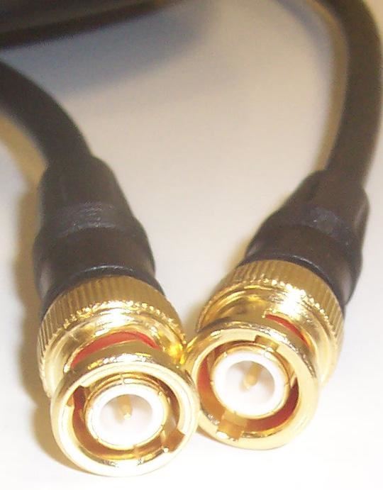 Pro Signal BNC Male to BNC Male RG59/U Coaxial Cable, 10m, 75 Ohm