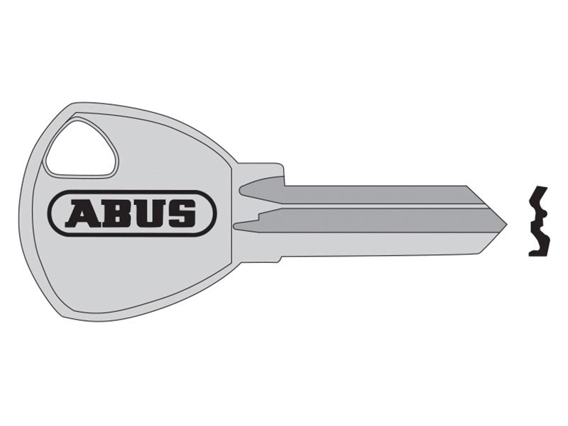 ABUS 65/50 Chiave Latone 50mm +60 per Duplicazione