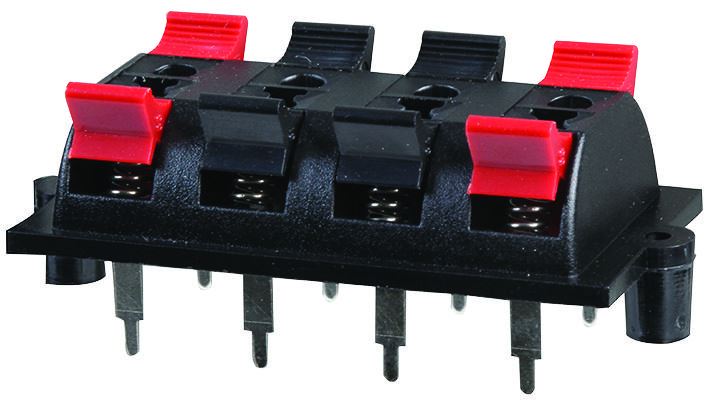 Cliff 8-Pole Spring Terminal Speaker Connector