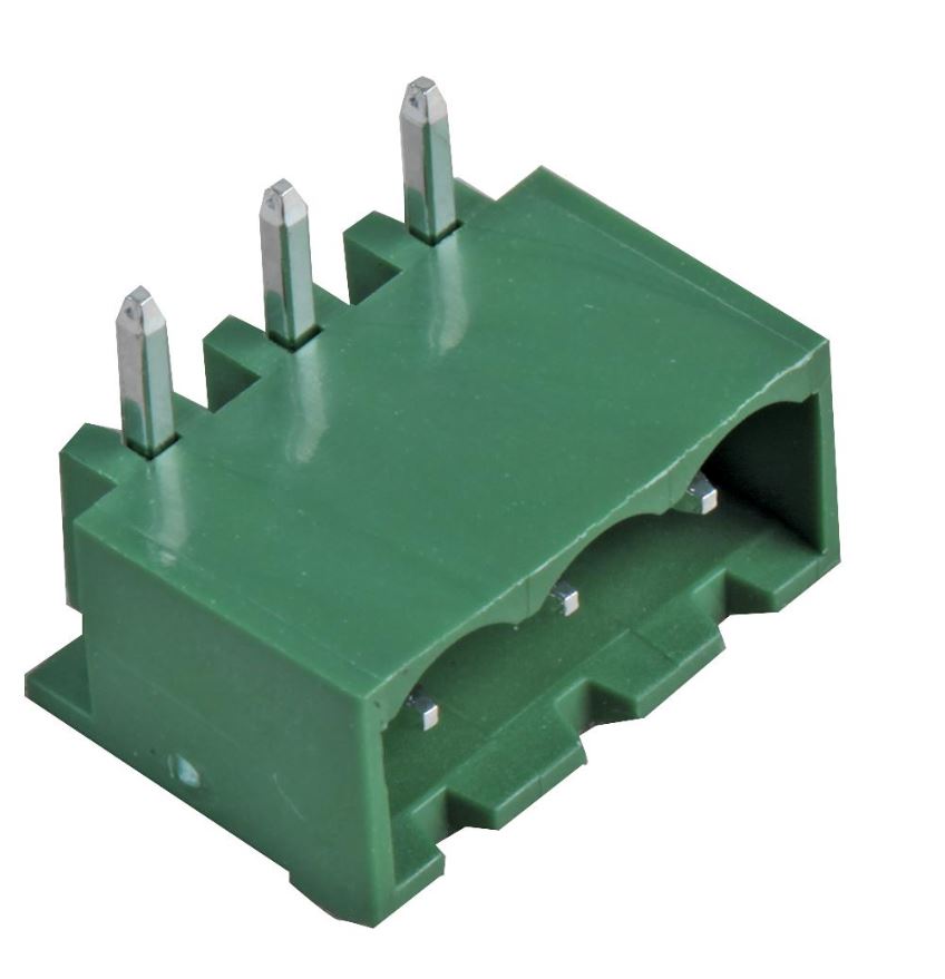 MULTICOMP PRO - Κεφαλίδα Ακροδέκτη 3 Θέσεων 5.08mm σε Ορθή Γωνία