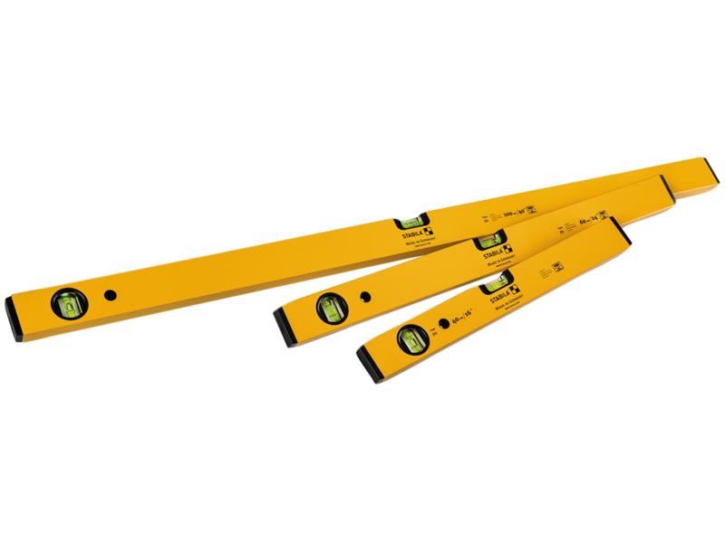 Stabila 70 Eénplumbuis Waterpas Set, 3-delig