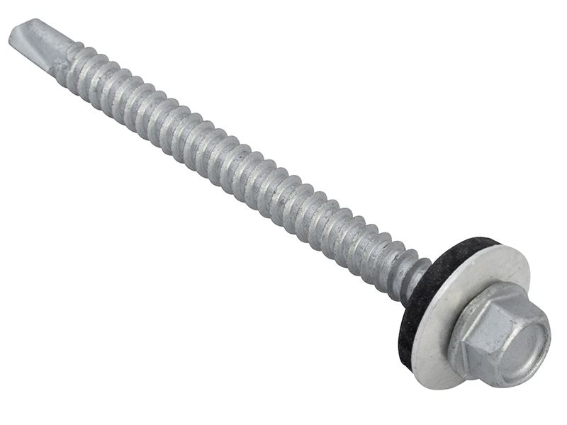 ForgeFix TechFix Vis de toiture à tête hexagonale 5,5x70mm - Lot de 50
