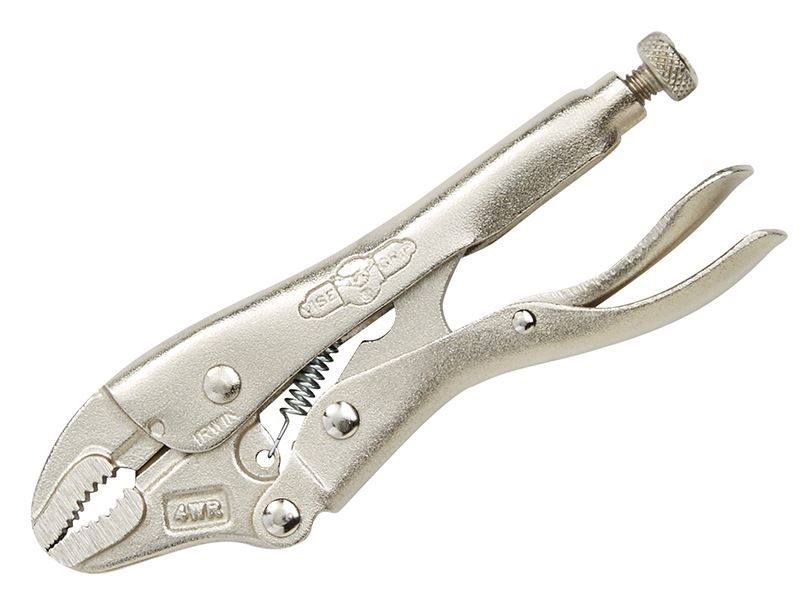 IRWIN Vise-Grip Curved Jaw Locking Pliers with Wire Cutter, 100mm (4in)