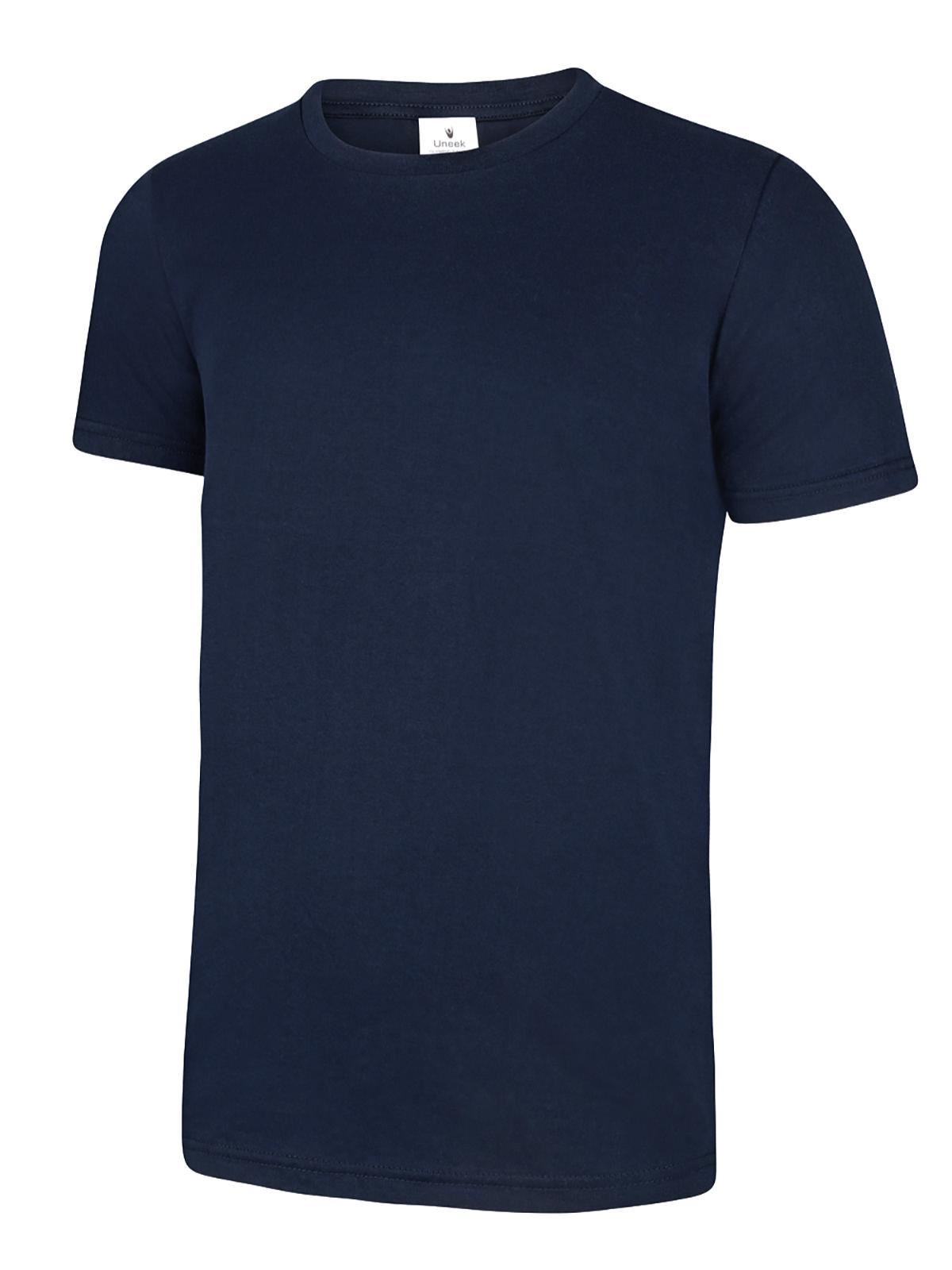 Uneek Unisex Olympic T-Shirt, Navy, Size S
