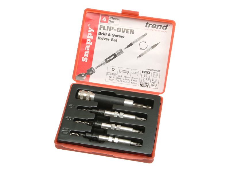 Trend Snap/Flip/Set Flip Driver Set, 4-Piece