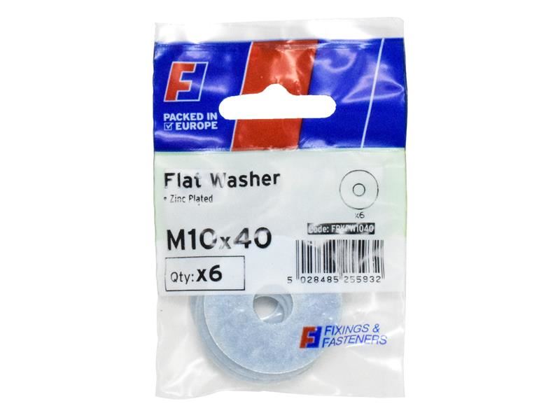 ForgeFix - Washer Rata ZP M10 x 40mm Pek 6