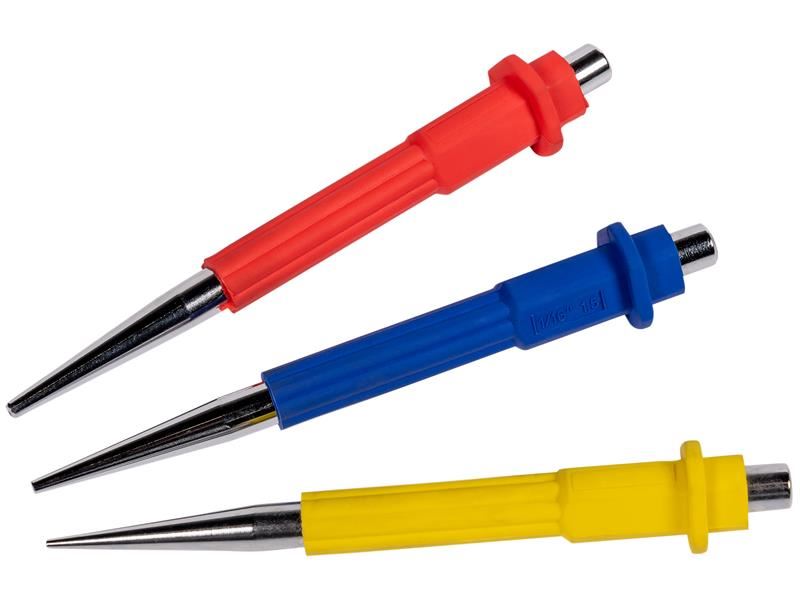 Roughneck 3-Piece Nail Punch Set with Colour-Coded Grips