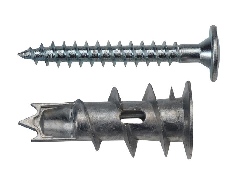 ForgeFix Zink Gipsplaatschroefankers 4,5x35mm (6 stuks)