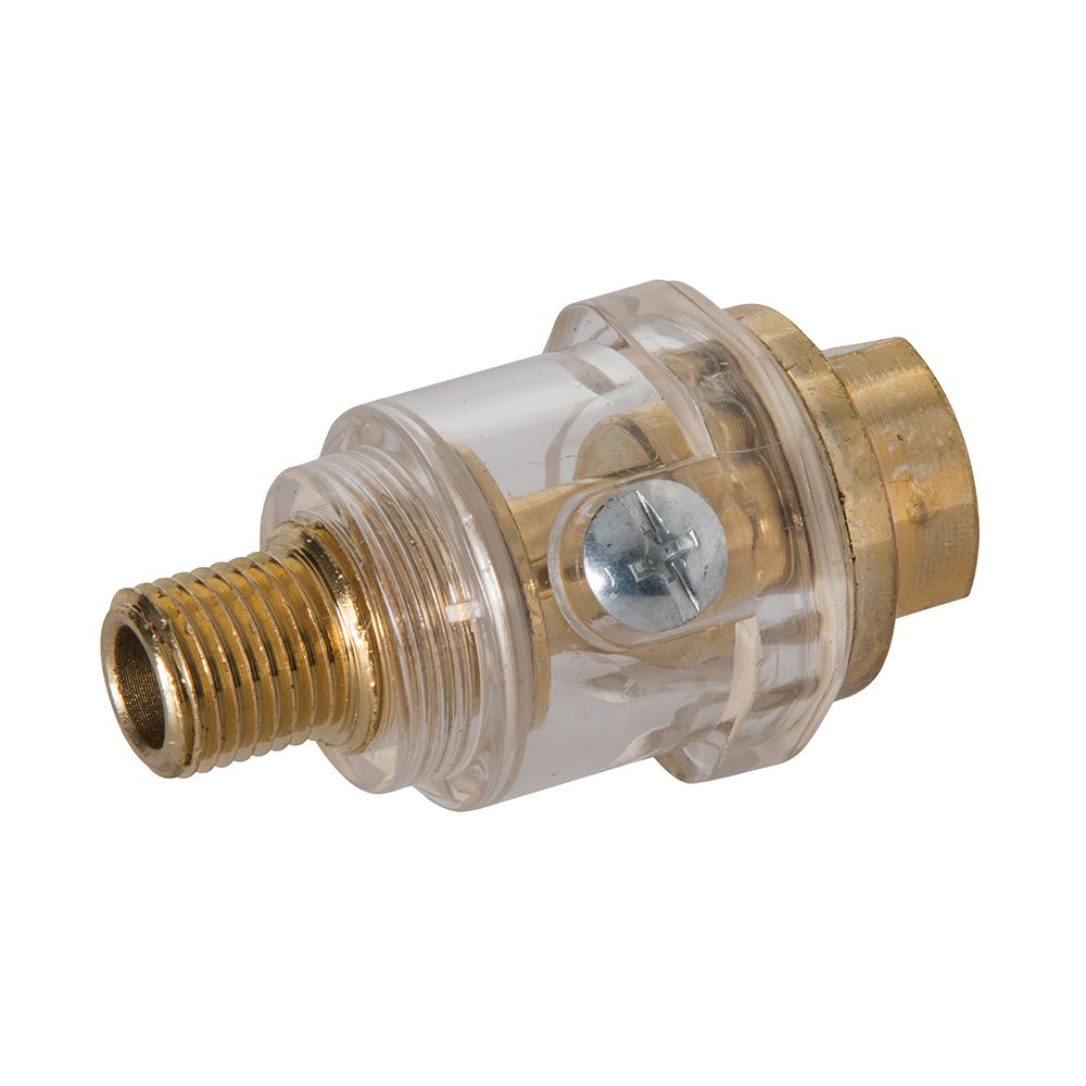 Silverline Lubrificatore Mini In-Line, Filettatura 1/4 Pollici BSP