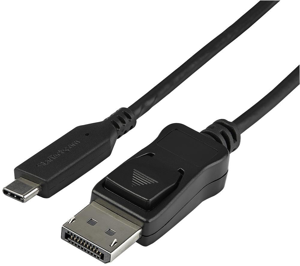 STARTECH USB-C to 8K DisplayPort 1.4 Adapter Cable, 1.8m, Black