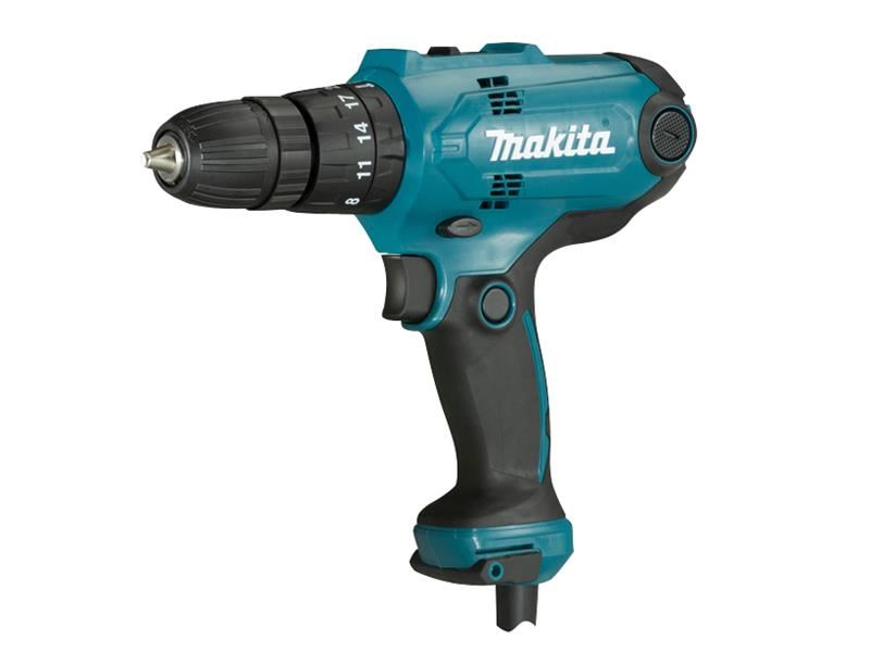 Perceuse-visseuse à percussion filaire Makita HP0300 320W, mandrin 10mm
