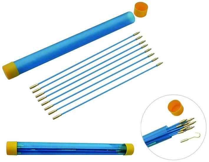 DURATOOL Kit de Varetas em Fibra de Vidro Não Condutoras - 12 Peças, 3.3m