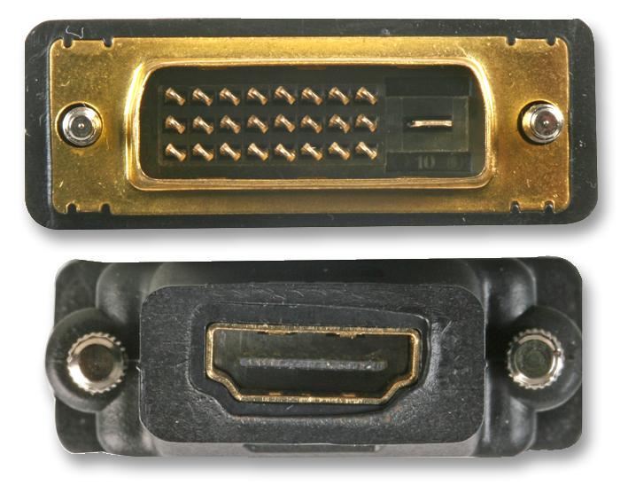 Pro Signal Adattatore da Maschio DVI a Femmina HDMI, Dorato