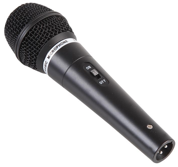 PULSE Microfone Dinâmico de Mão com Cabo XLR